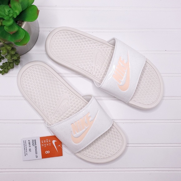 Nike Shoes - Nike Benassi JDI Phantom Crimson TInt Wmn's Slides